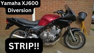 Yamaha XJ600 - total strip down / Restoration Biker #Restoration