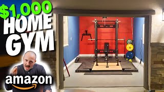 How to BUILD a $1,000 HOME GYM on AMAZON in 2023!