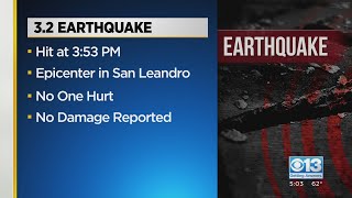 East Bay Earthquake Hits Sunday