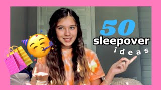 50 things to do at a sleepover | hi it’s lily