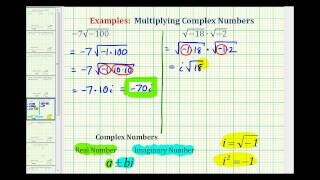 Ex 1: Simplify and Multiply Complex Numbers