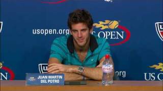 2009 US Open Press Conferences: J. del Potro (Semifinals)