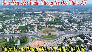 Tình Trạng Thực Tế Sau Khi Thông Xe Gói Thầu A7 Cao Tốc Bến Lức Long Thành   30/1/2025