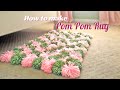 How To Make Pom Pom Rug, How To Make Pom Pom Rug At Home