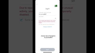 Snapchat is temporary disable due to failed attempts or other unusual activity
