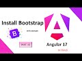 How to install bootstrap in angular 17 || Bootstrap install in Angular 17
