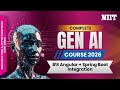 Integrating Angular with Spring Boot Using GitHub Copilot & ChatGPT | NIIT GenAI Course M8S8