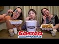 Costco Chicken Wings Bucket And Poutine | Gay Family Mukbang (먹방) - Eating Show