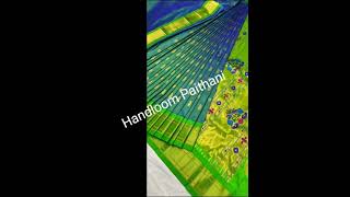 #Yeolapaithani #9011917281  Pure Handloom maharani Yeola paithani available book fast 9011917281