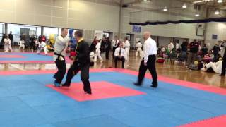 NAS Vic 2013 : Hung Gar Kung Fu vs Karate, Over 40's Veterans