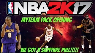 THROWBACK THURSDAY SAPPHIRE PULL!!!!! (NBA 2K17 MyTeam pack opening)