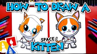 How To Draw A Space Kitten Astronaut