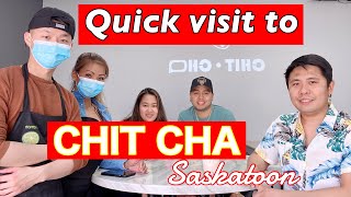 QUICK VLOG | CHIT CHA BUBBLE TEA SASKATOON