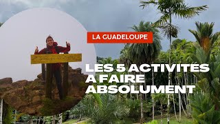 La Guadeloupe - Les activités en pleine nature, forêt, cascades, volcan