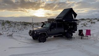 BUSH CRUISER ROOF TOP TENT SETUP / FOLD DOWN DEMO