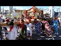 1448鴨川合同祭鴨川駅前：前原日枝神社の神輿と男度胸の木遣り唄！　h30kmg21