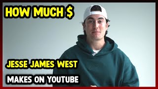 This Is How much money Jesse James West makes on YouTube 2024.