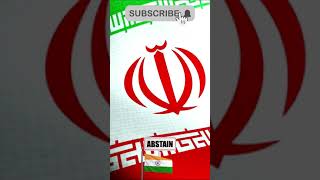 India Refuses to vote against Iran at United Nations #shorts