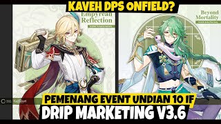 Kaveh DPS onfield ?? Drip Marketing v3.6 Baizhu & Kaveh Genshin Impact