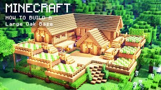 Minecraft: How To Build a Large Oak Wood Survival Starter House