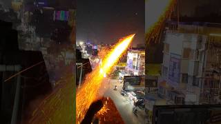 Avoided an accident 🥺Diwali rocket took wrong direction #viral #youtubeshorts #firecracker