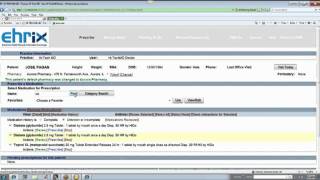 EHRiX Demo (3 of 4) E-Prescribe