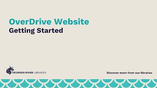 OverDrive Website - Getting Started
