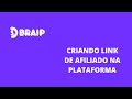 Braip como funciona -Criando link de afiliado