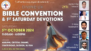 (LIVE) Divine Bible Convention \u0026 1st Saturday Devotion (5 October 2024) Divine UK