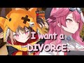 Gigi and Raora get married, immediately divorce.