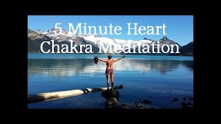 5 Minute Quick Break Meditation: A Heart Chakra, Guided Spoken Visualization