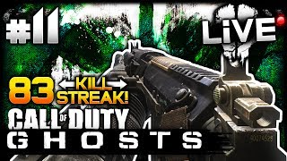 CoD Ghosts: 83 KILLSTREAK! - LiVE w/ Elite #11 (Call of Duty Ghost Multiplayer Gameplay)