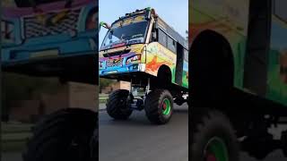 Beautiful Bus Monster conversion #song #aiedits #automobile #automotiveedit #monstertruck #ai#aivfx