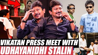 Love Today படத்தை அப்பா பார்த்துட்டு கேட்டார்! - Udhayanidhi Stalin | M.K.Stalin |Vikatan Press Meet
