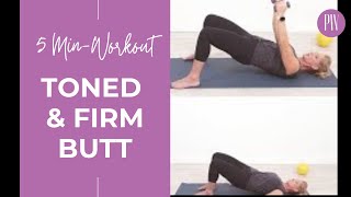 Tone \u0026 Firm Your Butt | 5-Minute Barre Workout | Prime Women