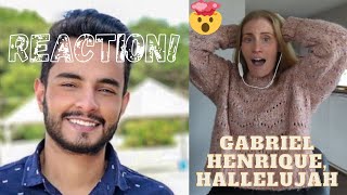 REACTION! Gabriel Henrique, Hallelujah 🙏🏻 #GabrielHenriqueReactions #Hallelujah #LeonardCohenCovers