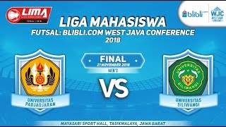 FINAL UNPAD VS UNSIL  LIMA FUTSAL : BLIBLI.COM WEST JAVA CONFERENCE 2018