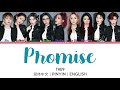 THE9 (THE NINE)- PROMISE 歌词 Color Coded Lyrics [简体中文｜PINYIN｜ENGLISH]  Let's Party / 非日常派对