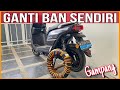 Ganti Ban Motor Listrik Yadea T9