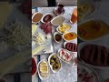 breakfast at sazeli qatar فطور بمطعم شازلي thepearl qatar qatar2022