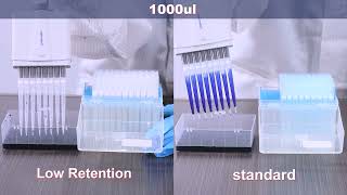 Low retention #pipette #tips