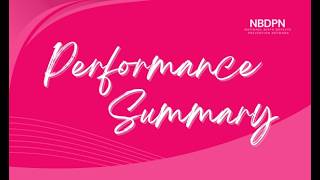 NBDPN 2025 Performance Summary Webinar