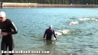 2012 XTERRA Wild Horse Creek Swim Start and Exit