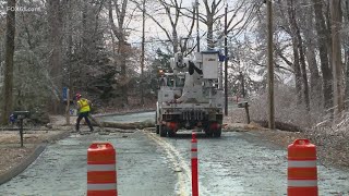 High winds knock down trees and power lines in Connecticut