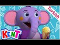 Kent The Elephant  | Dondurma ile Renkleri Öğrenin | Çocuklar Videoları | Sevimli Fil Kent