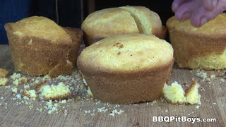 How to grill Meat Stuffed Corn Muffins | Recipe