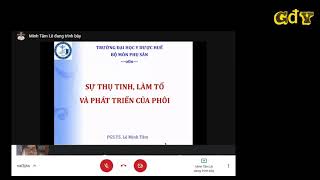 SỰ THỤ TINH, LÀM TỔ VÀ PHÁT TRIỂN CỦA PHÔI | PGS. TS. Lê Minh Tâm