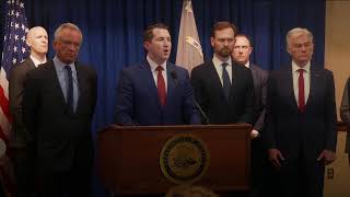 Press conference to announce "major law enforcement action involving fraud in Minnesota."