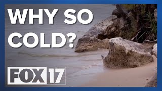 Why water temperatures on Lake Michigan beaches dropped nearly 20 degrees this week