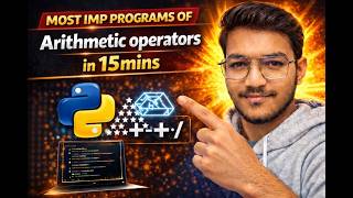 Most Important Python Programs Using Arithmetic Operators | Full Explanation